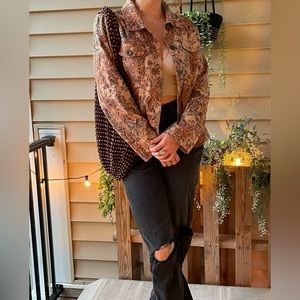 Analogy Paisley Blazer- Large